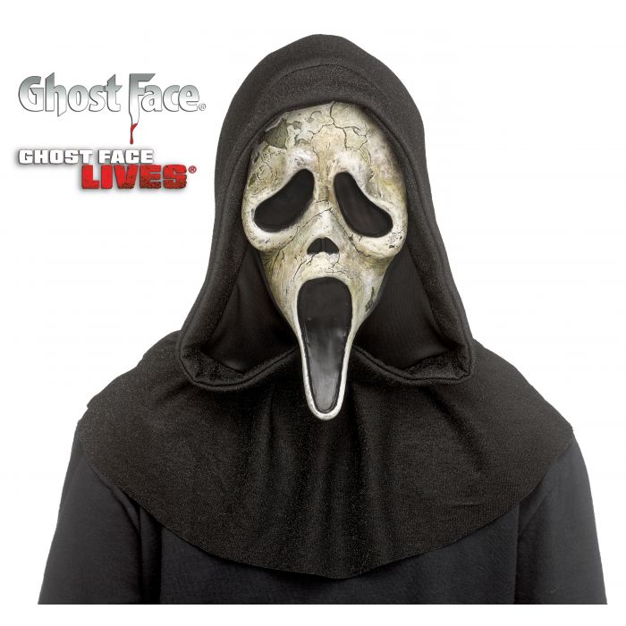 Deluxe Ghost Face Aged Mask