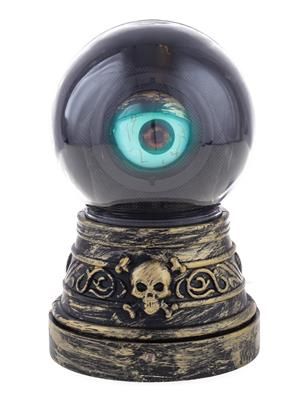 Crystal Ball w/Blinking Evil Eye