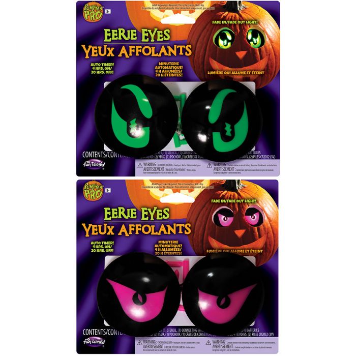 Fade In/Fade Out Light Up Eerie Pumpkin Eyes