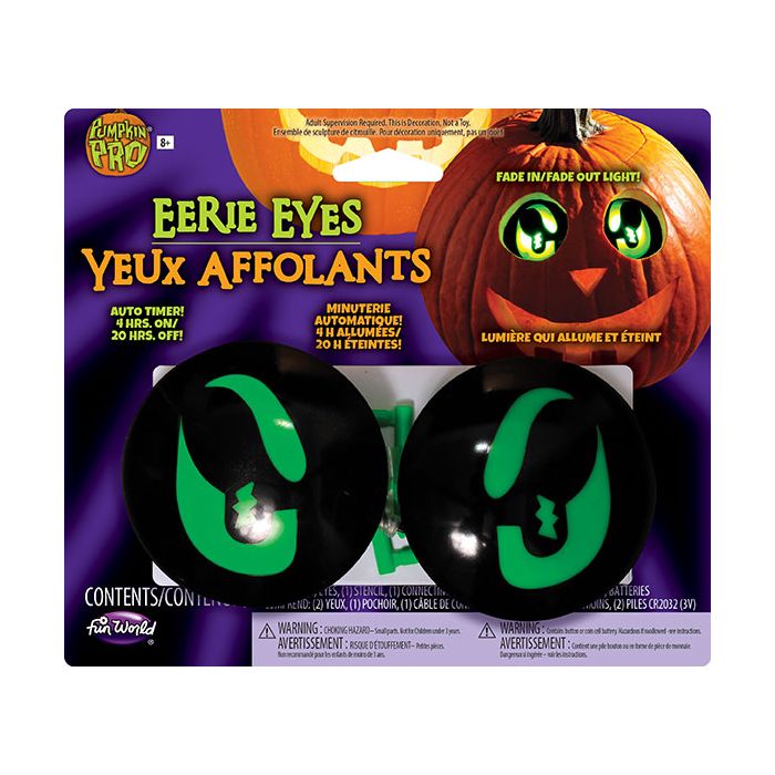Fade In/Fade Out Light Up Eerie Pumpkin Eyes