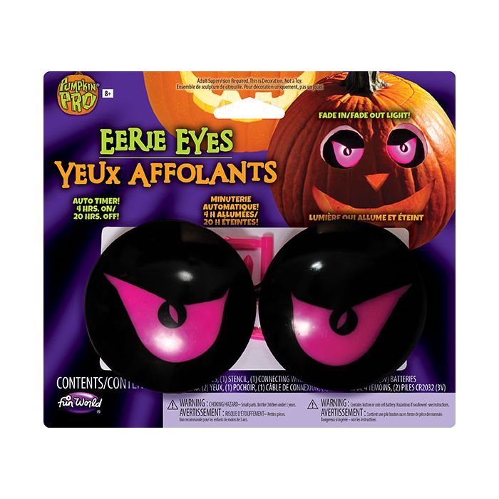 Fade In/Fade Out Light Up Eerie Pumpkin Eyes