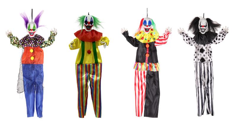 20" Hanging Clown Prop