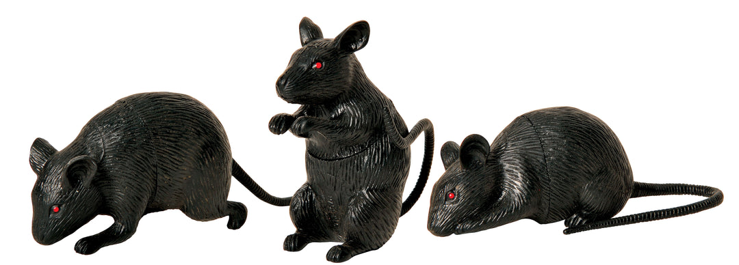 Mini Black Mice Assorted