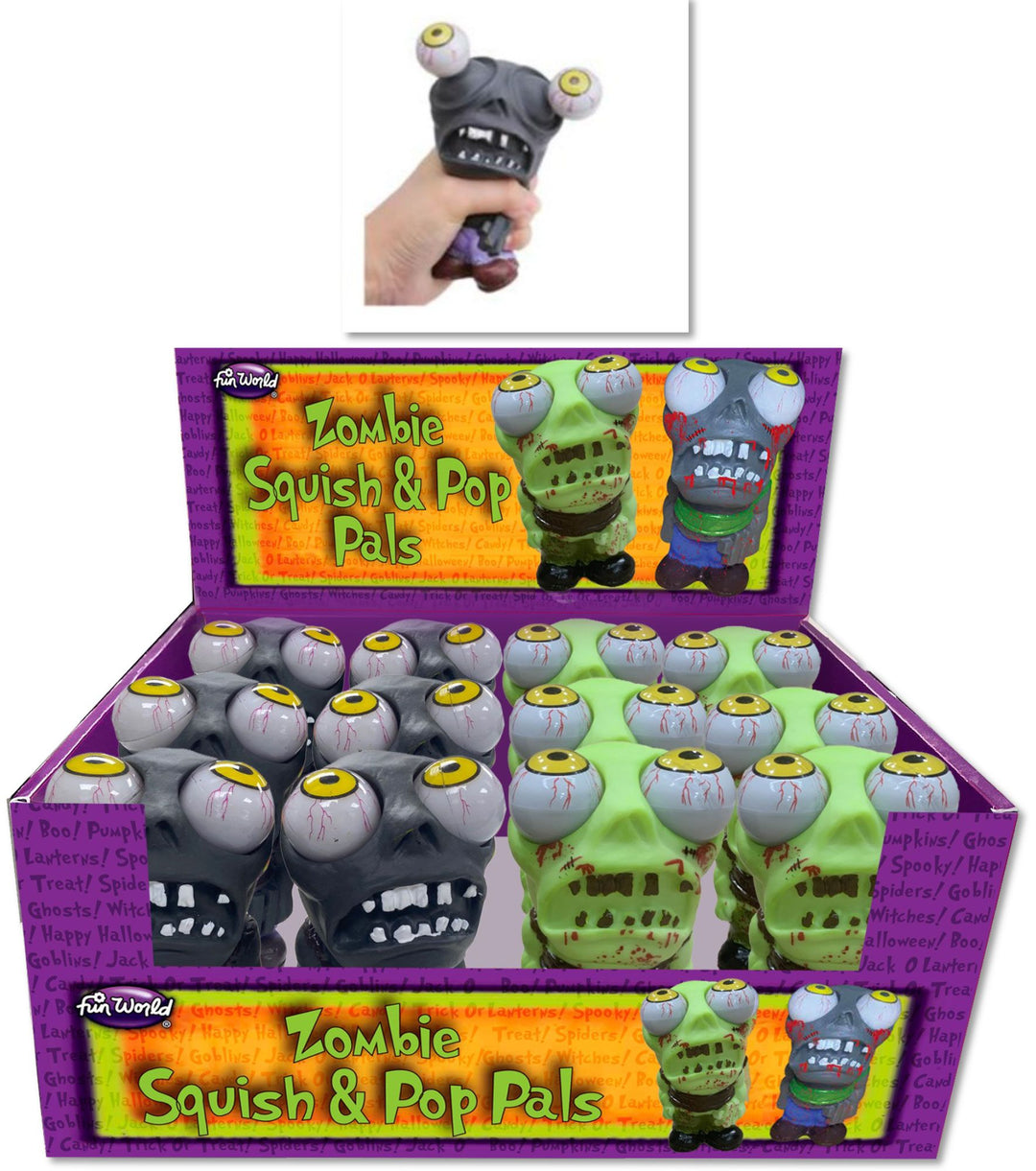 Zombie Squish & Pop Eyes Assortment