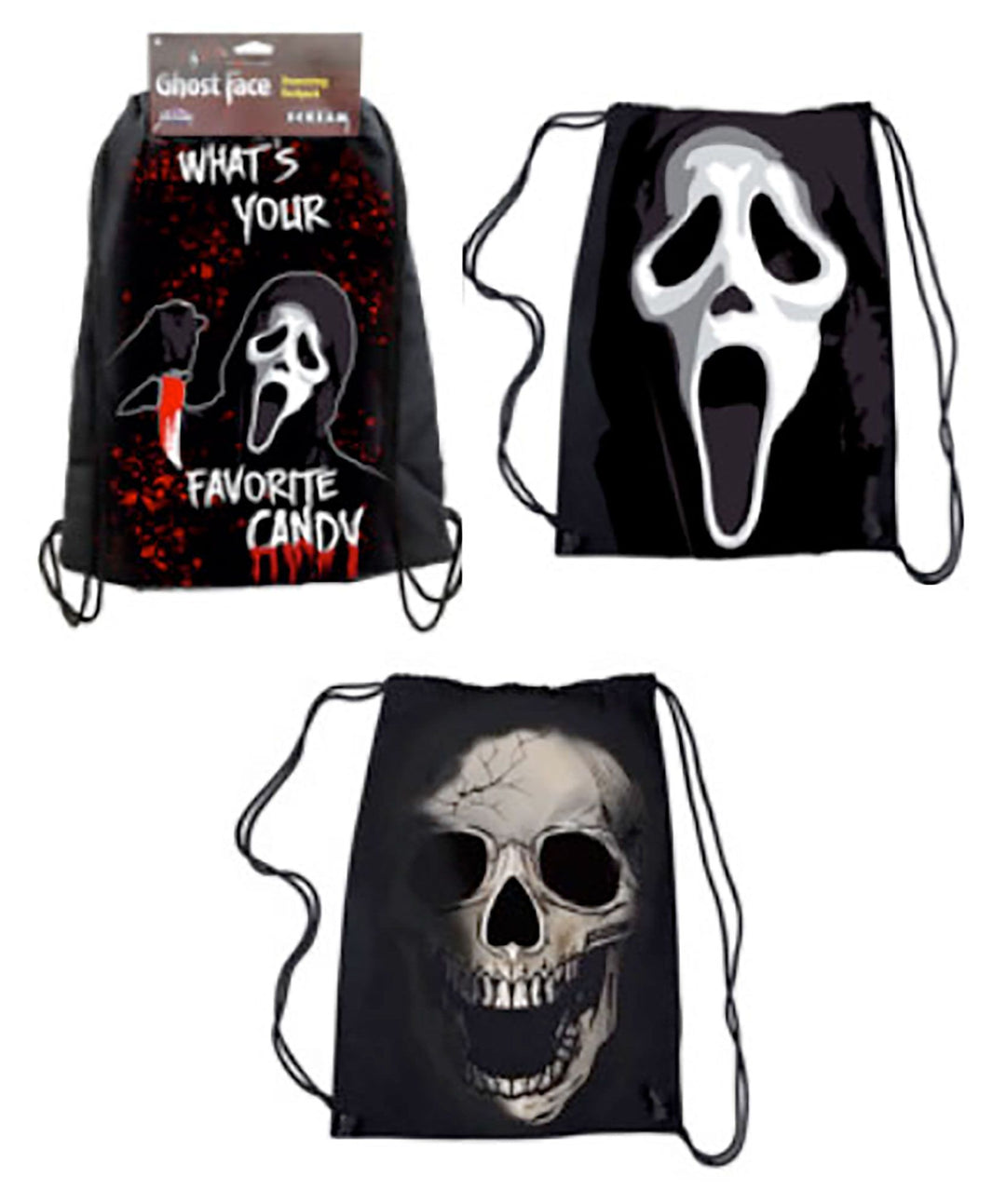 16.5" Drawstring Backpack Assortment