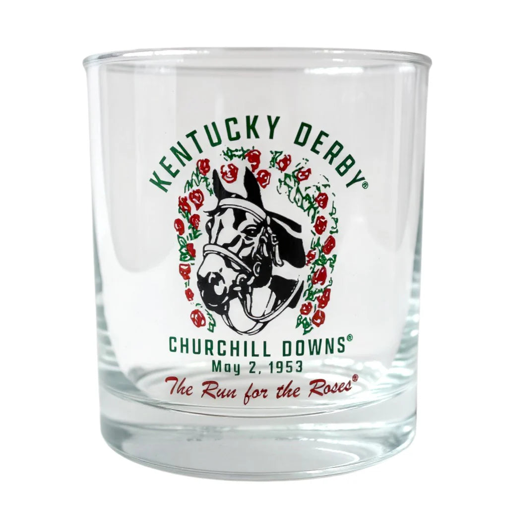 Kentucky Derby 152 - Throwback 1953 Retro Rocks Glass