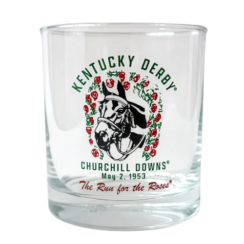 Kentucky Derby 152 - Throwback 1953 Retro Rocks Glass