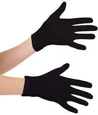 Black Cloth Gloves - Adult
