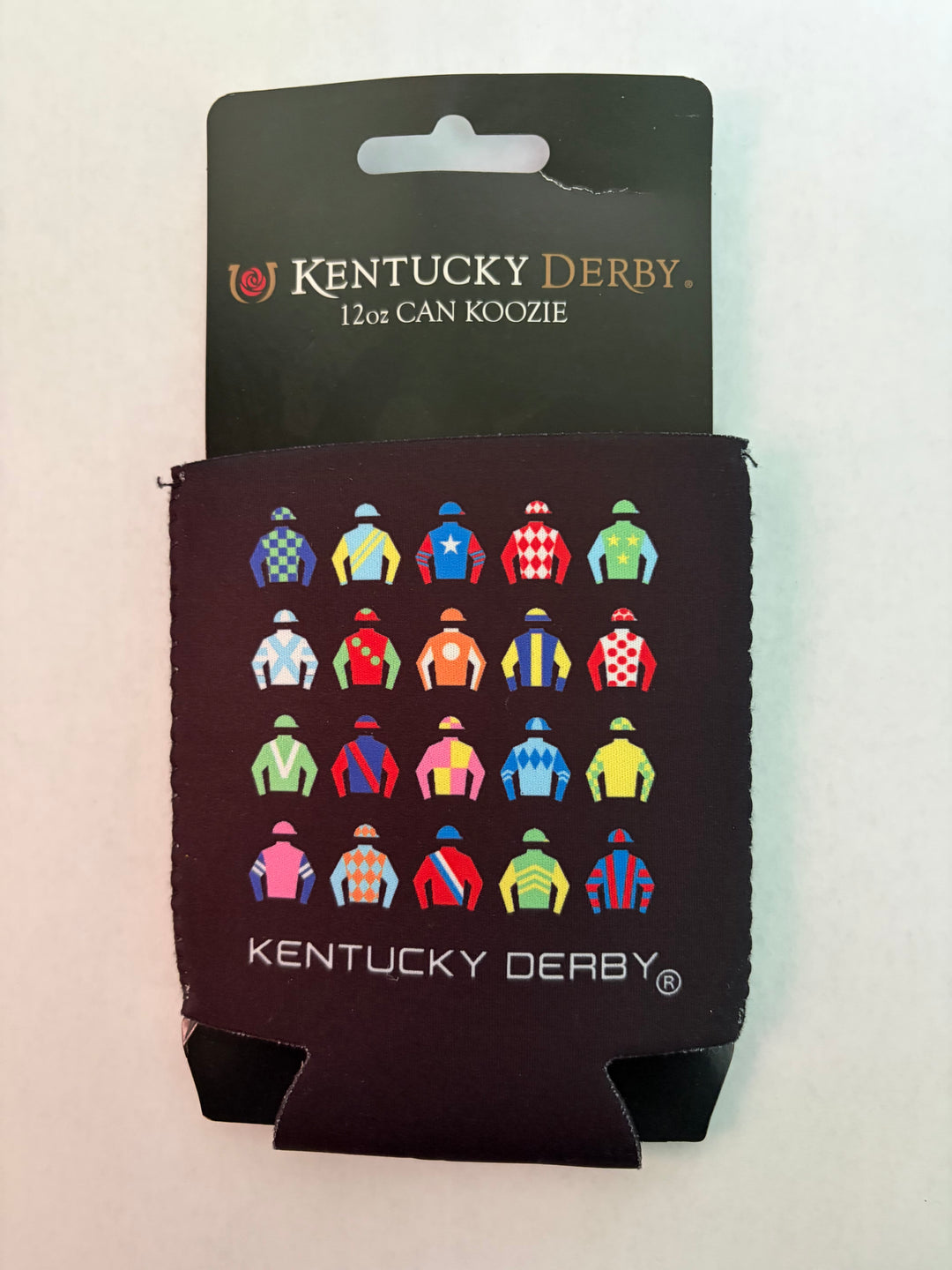 Kentucky Derby Jockey Shirts 12oz Can Koozie