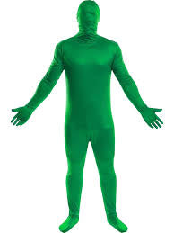 Green Skin Suit Costume -Adult