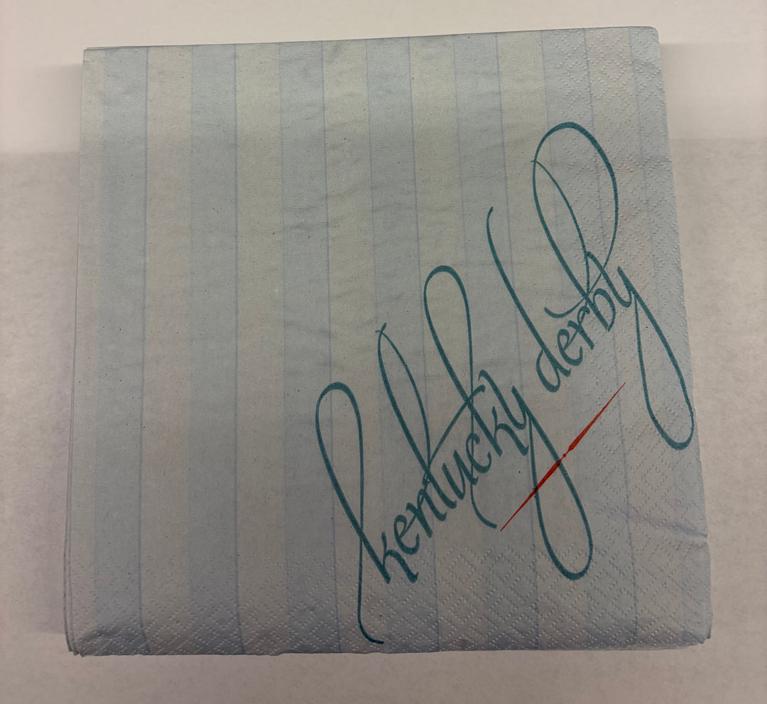 Official Kentucky Derby Artwork Napkins Striped- 20 per pkg