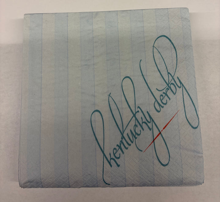 Official Kentucky Derby Artwork Napkins Striped- 20 per pkg