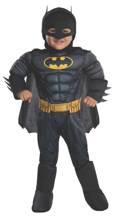 Deluxe Muscle Chest Batman Costume - Toddler
