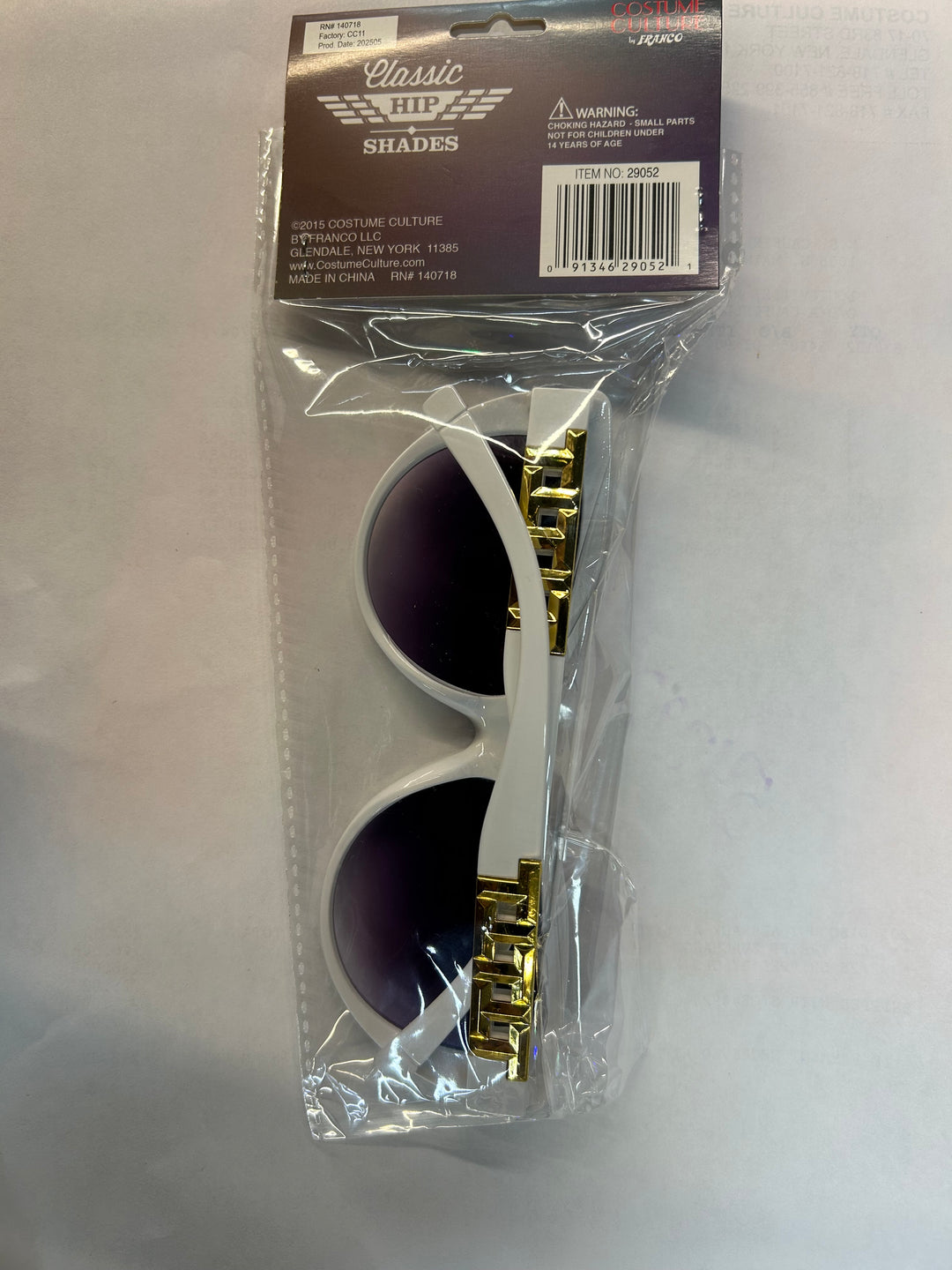 Retro Mod Sunglasses - White
