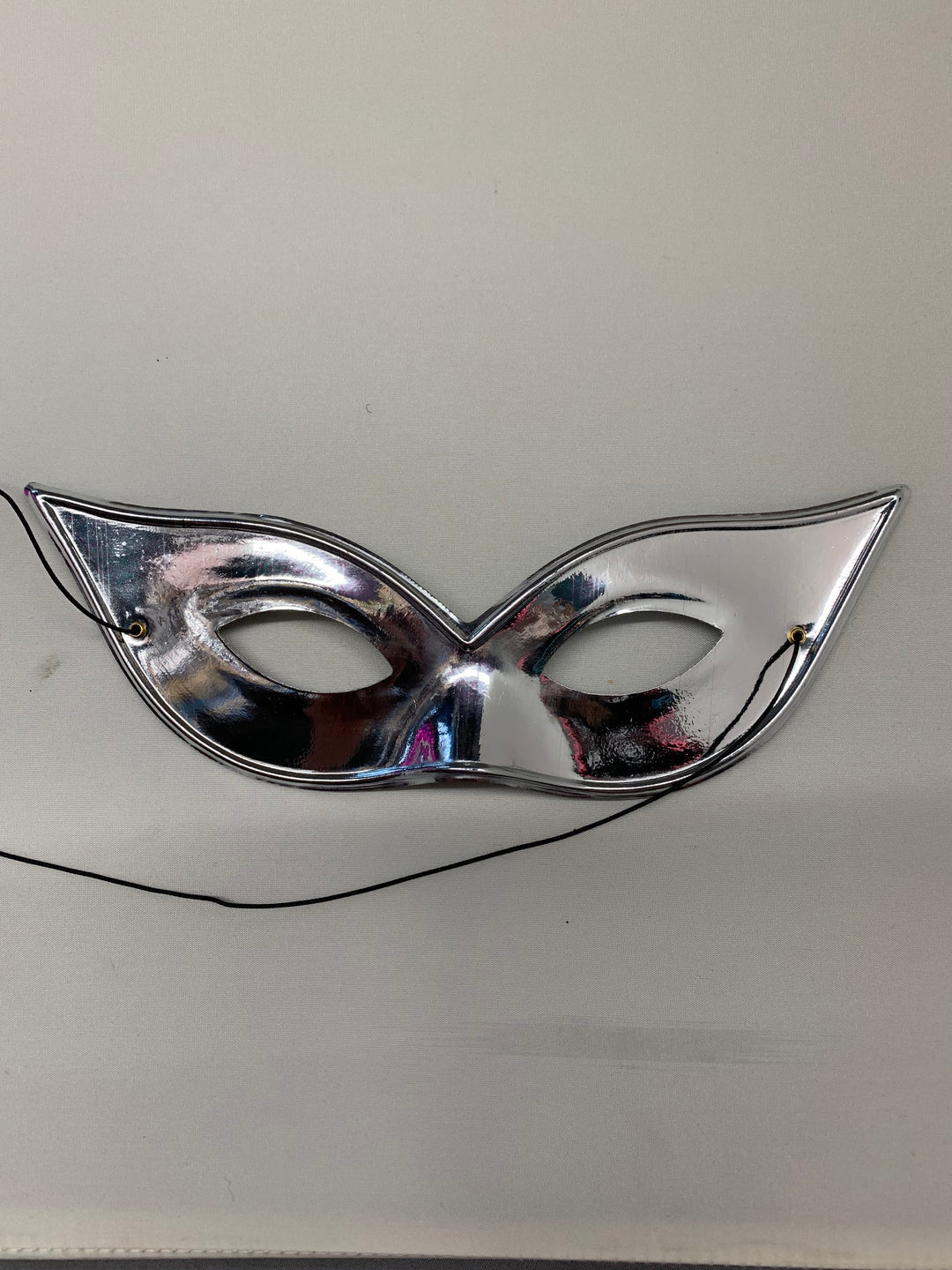 Italian Harlequin Metallic Half-Mask - Assorted Colors