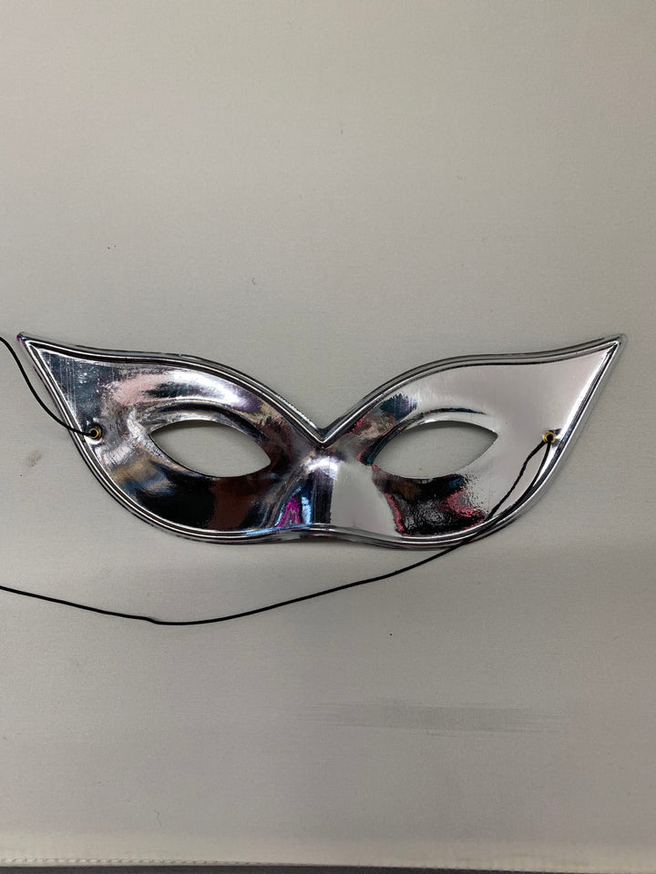 Italian Harlequin Metallic Half-Mask - Assorted Colors