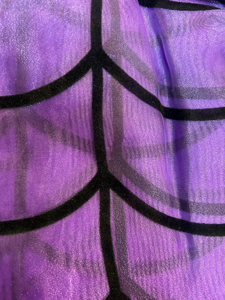Spider Web Hooded Sheer Cape