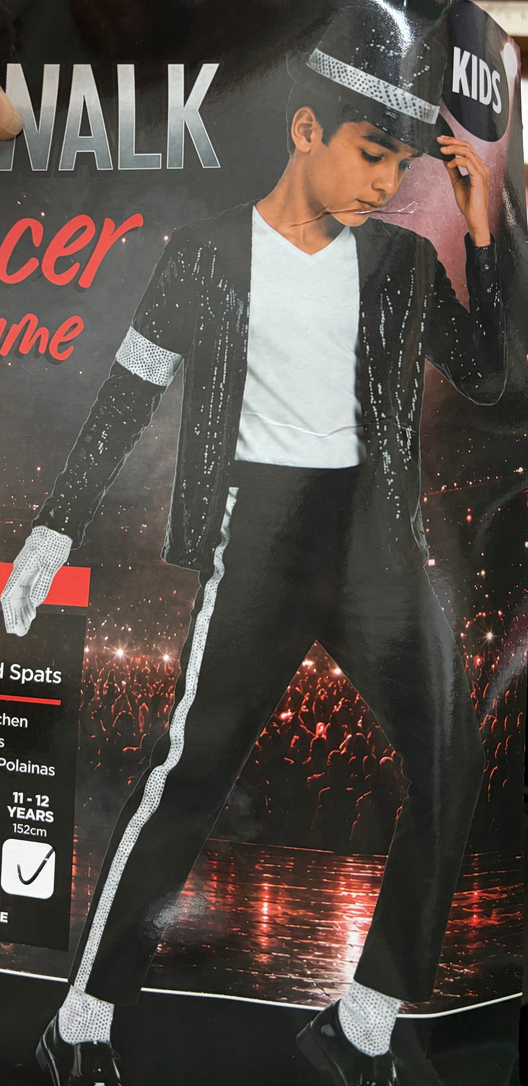 Moonwalk Dancer Costume - Child