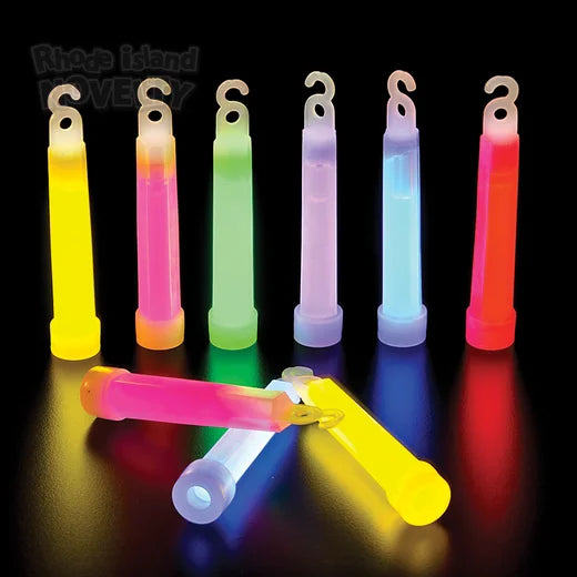 4" Glow Stick Assortment - 50 per  pack