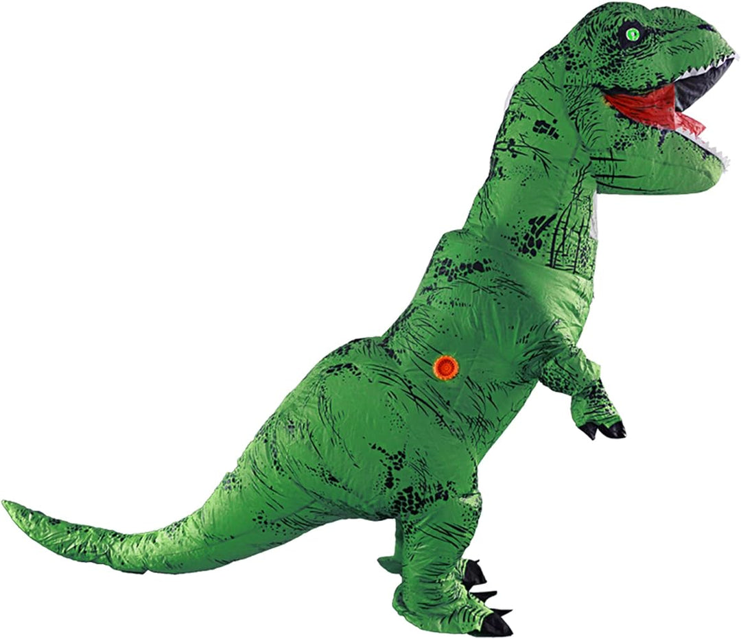 Green T-Rex Inflatable Adult Costume