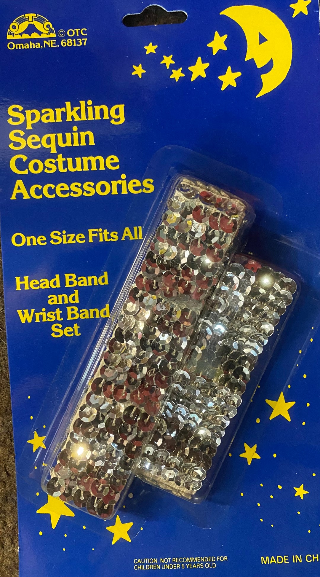 Sparkling Sequin Headband and Wristband Set