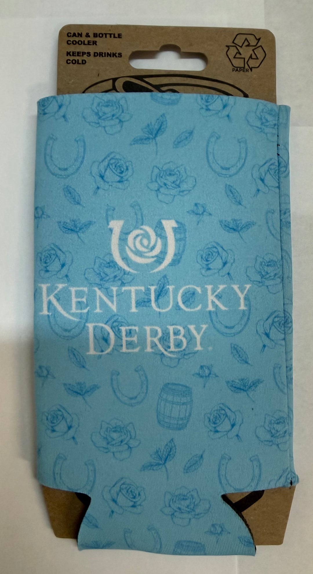 Kentucky Derby Can and Bottle Koozie