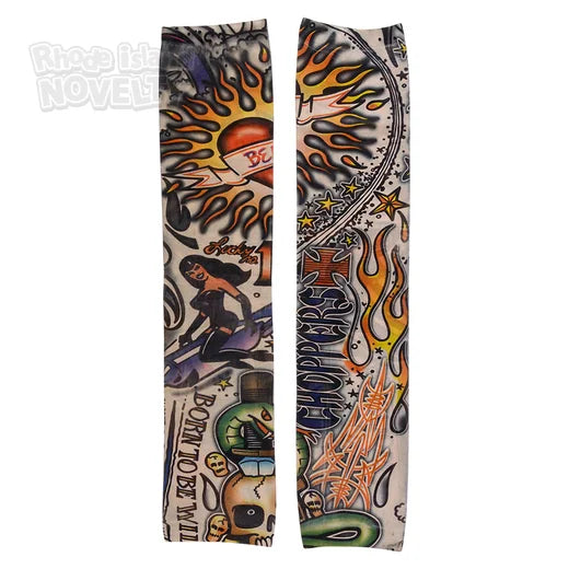 Vintage Print Tattoo Sleeves