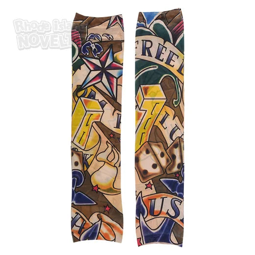 Vintage Print Tattoo Sleeves