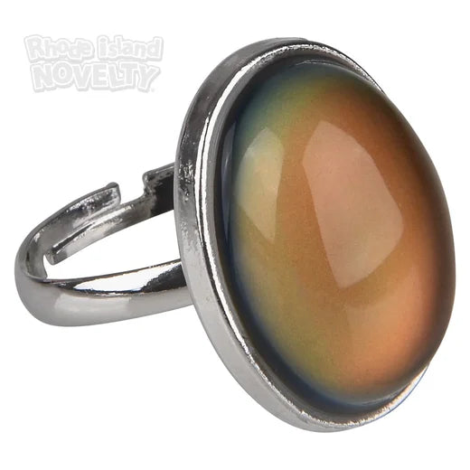 Oval Shape Mood Ring - Adjustable Size