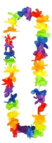 Rainbow Flower Leis