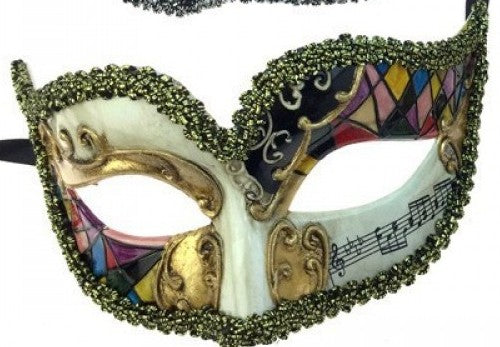 Venetian Music Note Mask