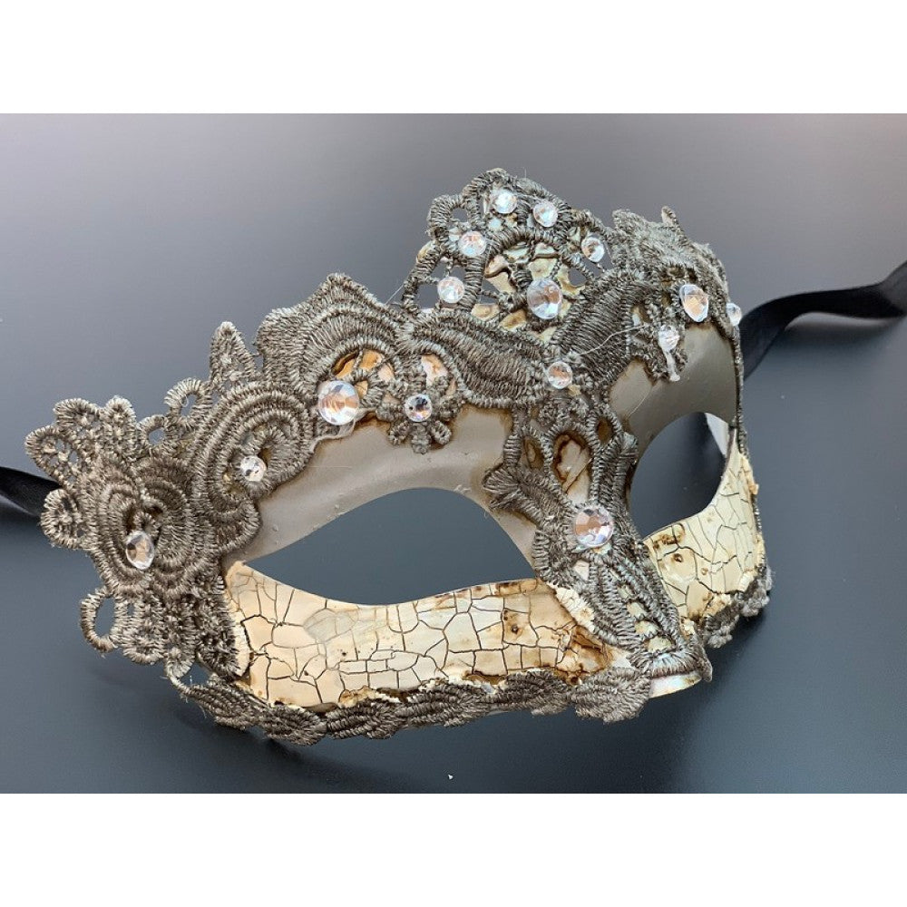 Cracked Lace Masquerade Mask