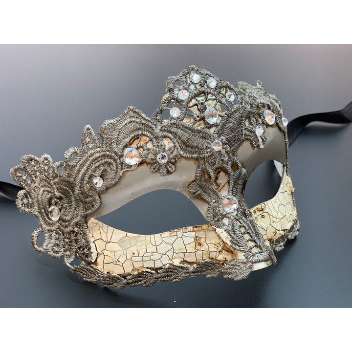 Cracked Lace Masquerade Mask