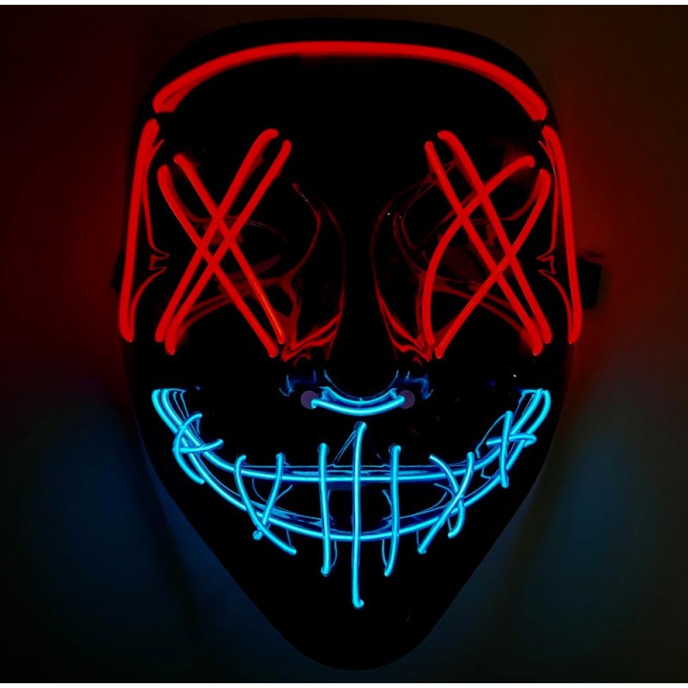 Light Up Neon Mask