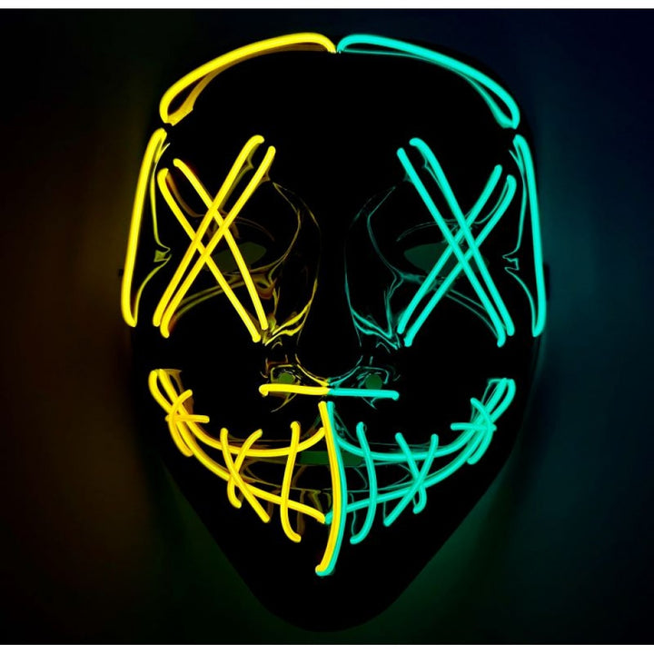 Light Up Neon Mask