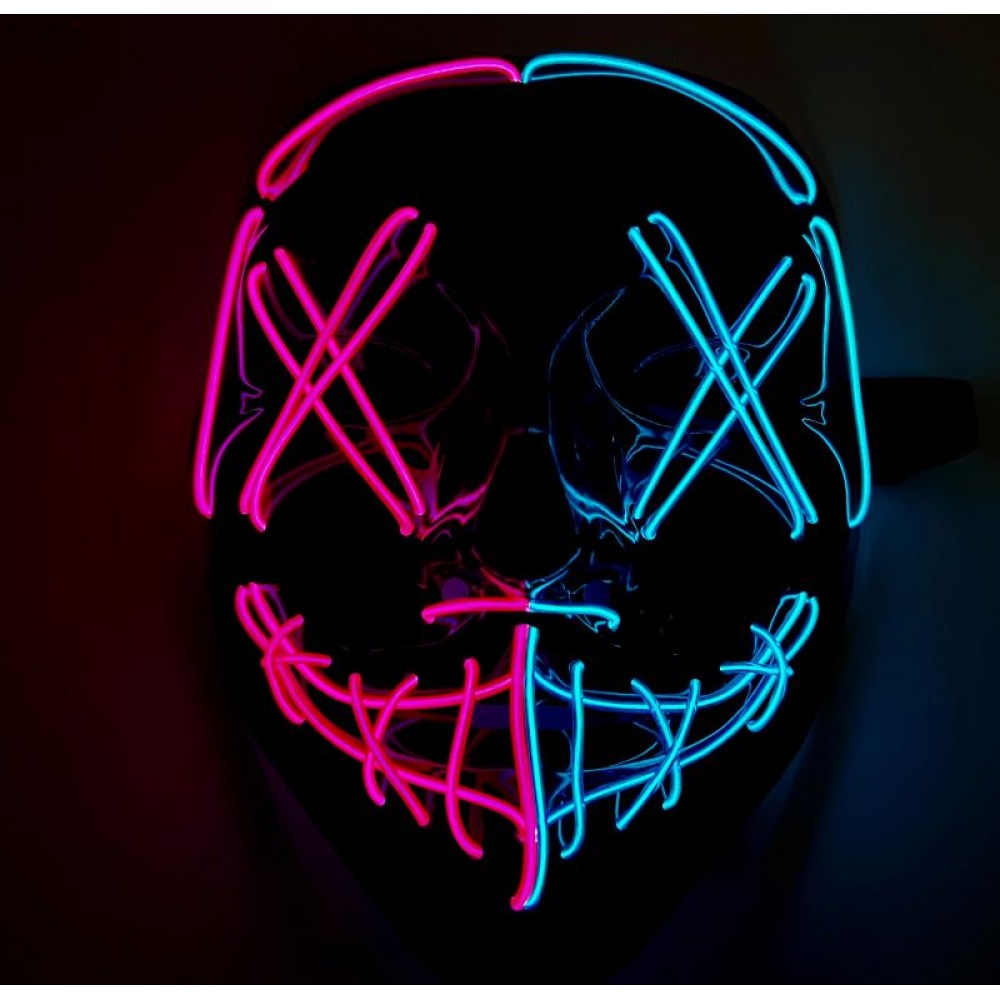 Light Up Neon Mask