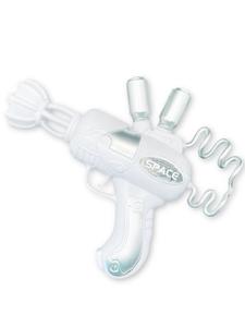 Space Invader Gun - White &amp; Silver