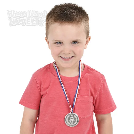 Silver Prize Medal - Plastic