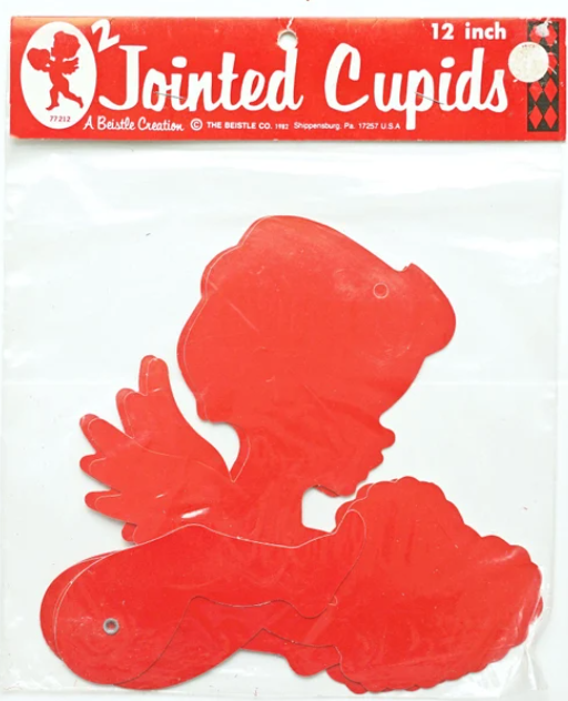 2 Jointed Cupids Cutouts 12 inches