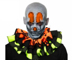 Blacklight Reactive Ruffled Clown Collar