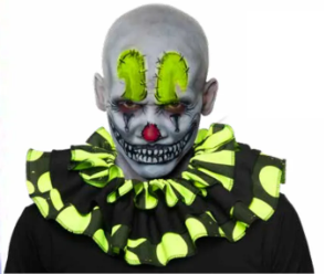 Blacklight Reactive Ruffled Clown Collar