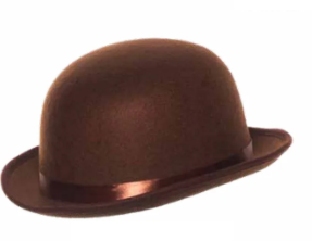 Bowler Hat - Brown