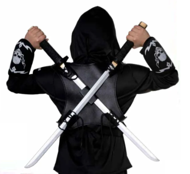 Ninja Katana Backpack Set