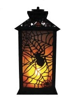 Flaming LED Candle Lantern - Spider