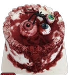 Bloody Cake with Eyeballs Prop