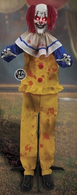 Standing Animated Clown Prop - 5&