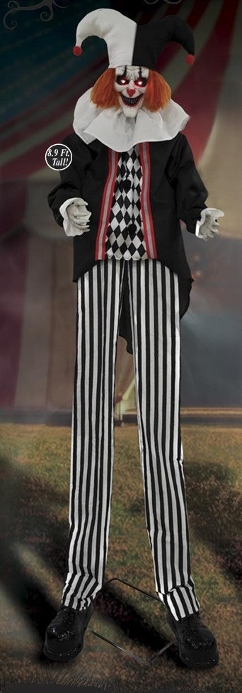 Standing Animated Clown Prop - 8&