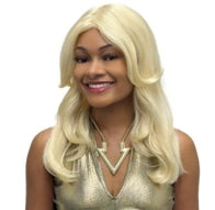 70's  Blonde Feathered Wig