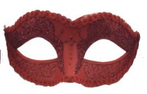 Glitter Masquerade Venetian Style Eye Mask