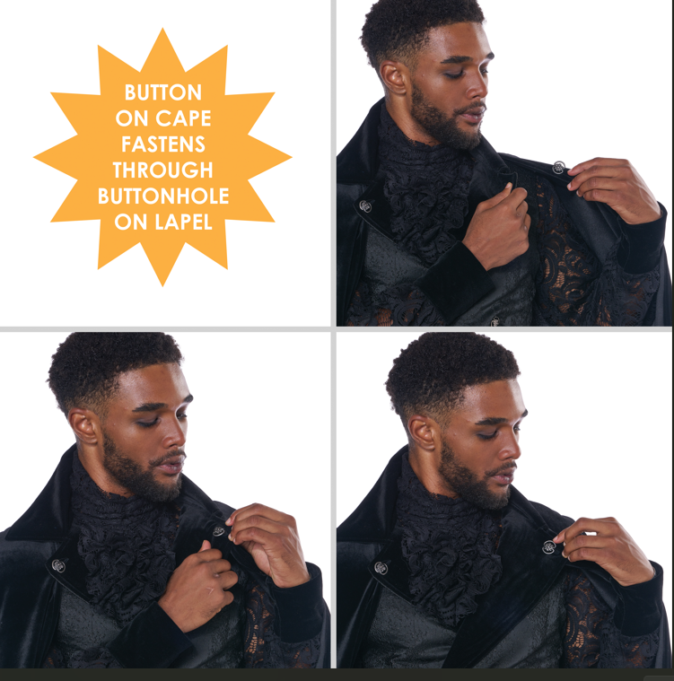 Dashing Vampire Costume - Adult Men&
